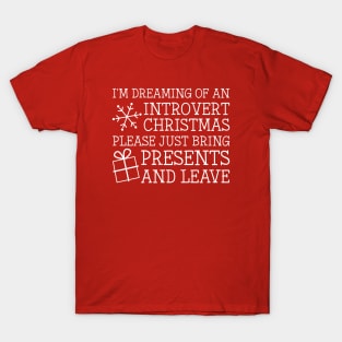 Introvert Christmas T-Shirt